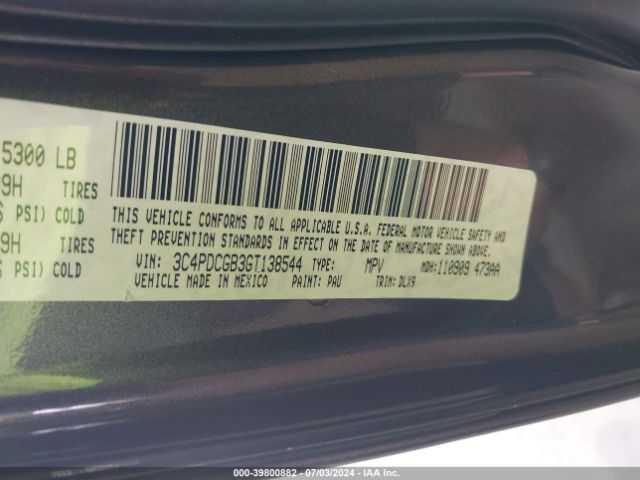 Photo 8 VIN: 3C4PDCGB3GT138544 - DODGE JOURNEY 