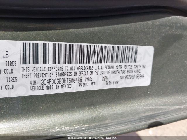 Photo 8 VIN: 3C4PDCGB3HT500468 - DODGE JOURNEY 