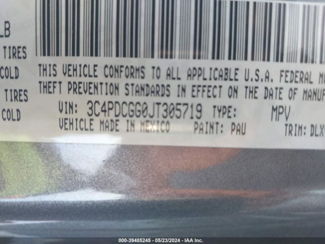 Photo 8 VIN: 3C4PDCGG0JT305719 - DODGE JOURNEY 