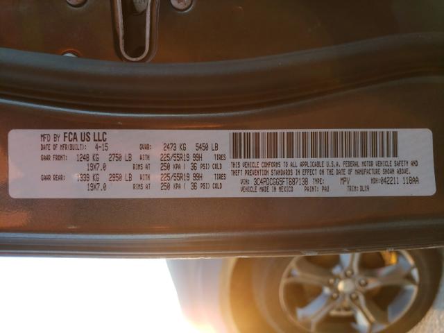 Photo 9 VIN: 3C4PDCGG5FT687138 - DODGE JOURNEY 