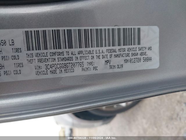 Photo 8 VIN: 3C4PDCGG9GT207765 - DODGE JOURNEY 