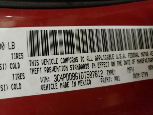 Photo 9 VIN: 3C4PDDBG1DT507812 - DODGE JOURNEY SX 