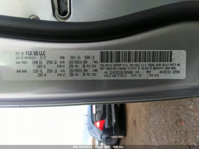 Photo 8 VIN: 3C4PDDEG2HT609069 - DODGE JOURNEY 