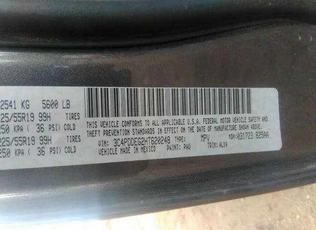 Photo 8 VIN: 3C4PDDEG2HT620248 - DODGE JOURNEY 