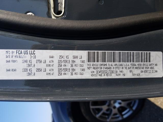 Photo 9 VIN: 3C4PDDEG2JT336110 - DODGE JOURNEY 