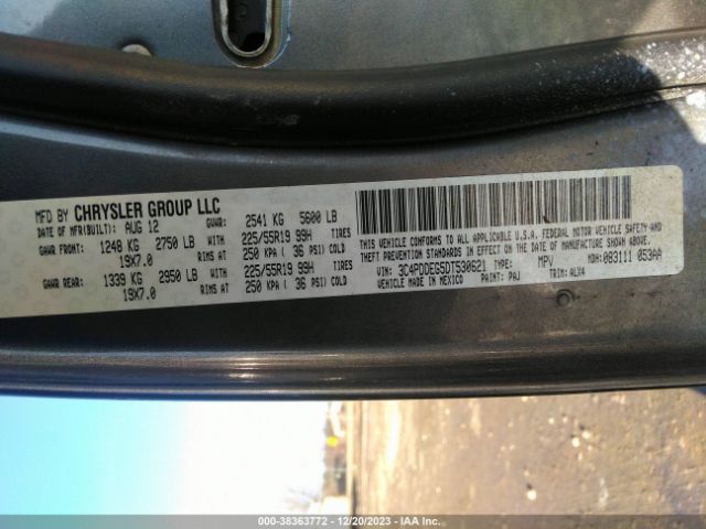 Photo 8 VIN: 3C4PDDEG5DT530621 - DODGE JOURNEY 