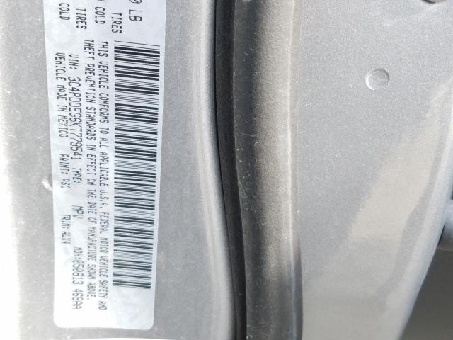 Photo 9 VIN: 3C4PDDEG6KT779541 - DODGE JOURNEY 