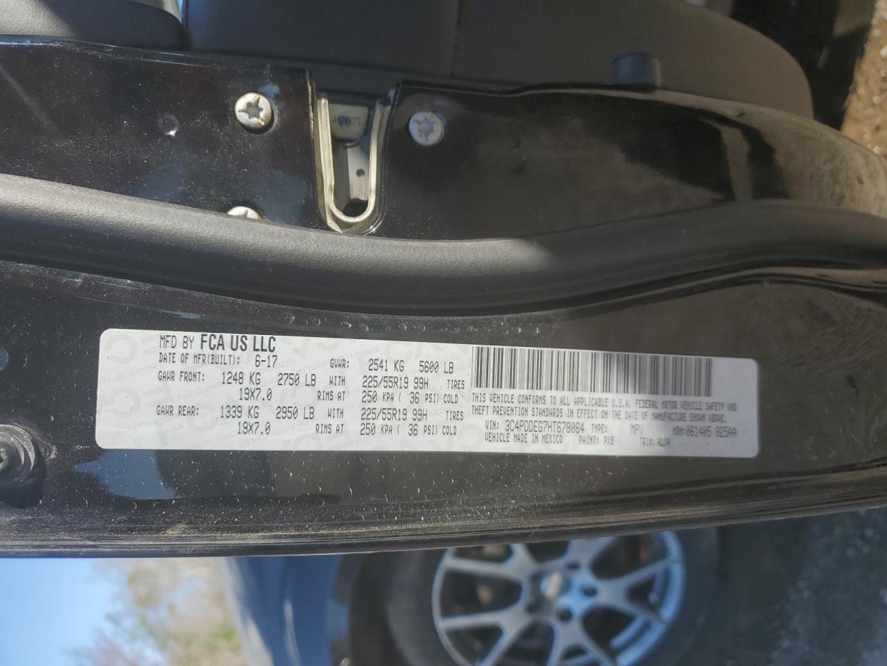 Photo 11 VIN: 3C4PDDEG7HT678064 - DODGE JOURNEY 