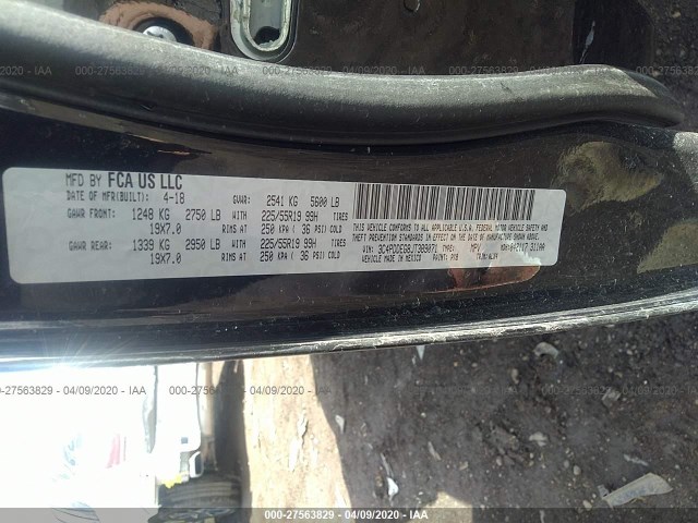 Photo 8 VIN: 3C4PDDEG8JT389071 - DODGE JOURNEY 