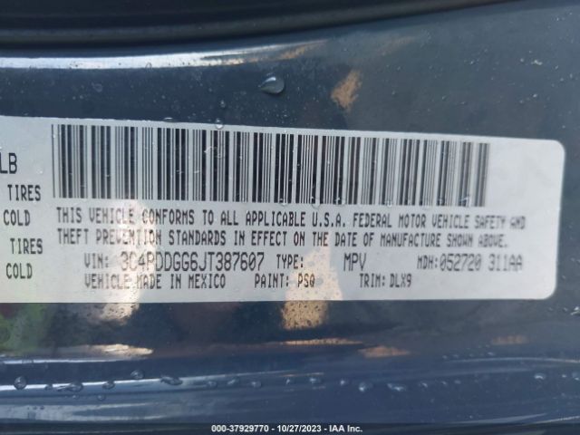 Photo 8 VIN: 3C4PDDGG6JT387607 - DODGE JOURNEY 