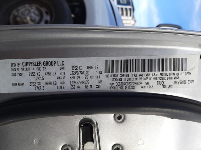 Photo 9 VIN: 3C6TD4CT6CG280724 - DODGE RAM 2500 S 