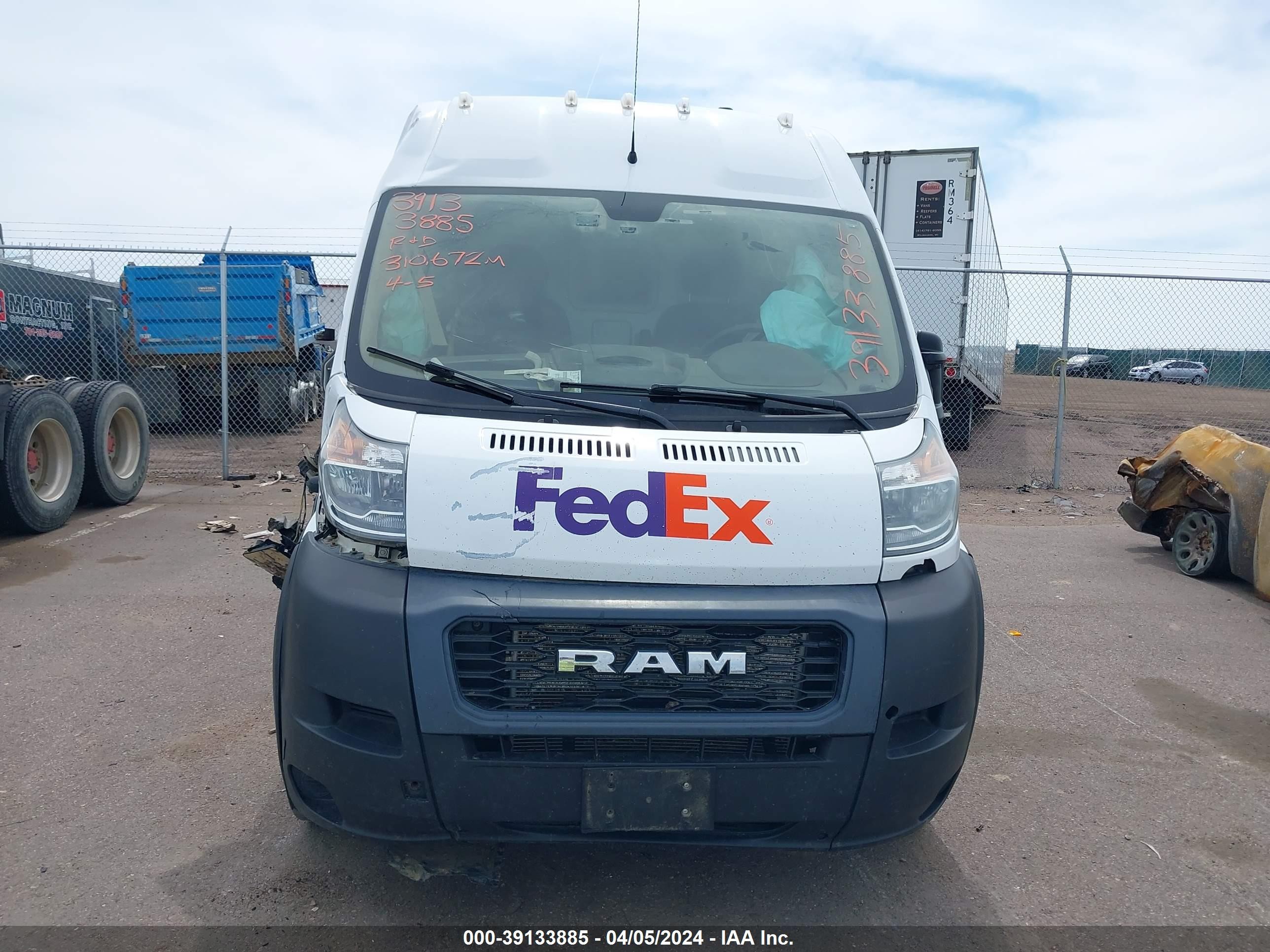 Photo 11 VIN: 3C6URVJG6KE552135 - RAM PROMASTER 