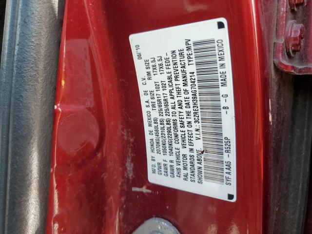 Photo 11 VIN: 3CZRE3H39AG704214 - HONDA CR-V LX 