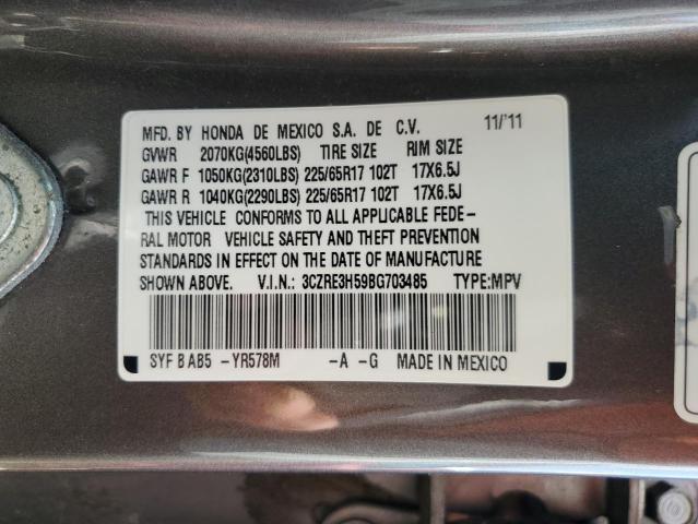 Photo 9 VIN: 3CZRE3H59BG703485 - HONDA CR-V EX 