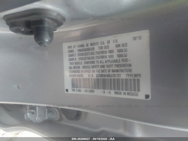 Photo 8 VIN: 3CZRM3H30EG701727 - HONDA CR-V 