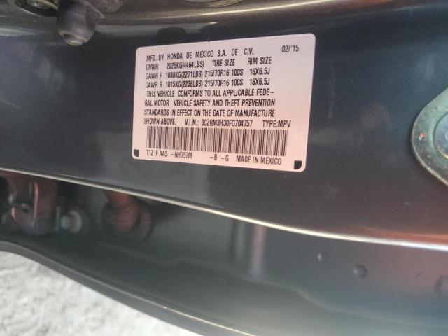 Photo 13 VIN: 3CZRM3H30FG704757 - HONDA CR-V LX 