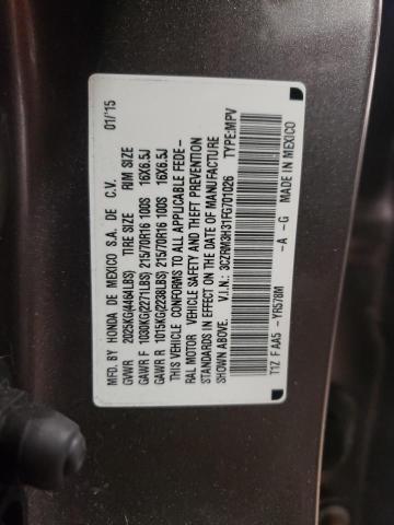 Photo 13 VIN: 3CZRM3H31FG701026 - HONDA CRV 