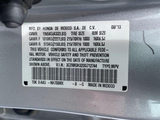 Photo 9 VIN: 3CZRM3H32DG712744 - HONDA CRV 