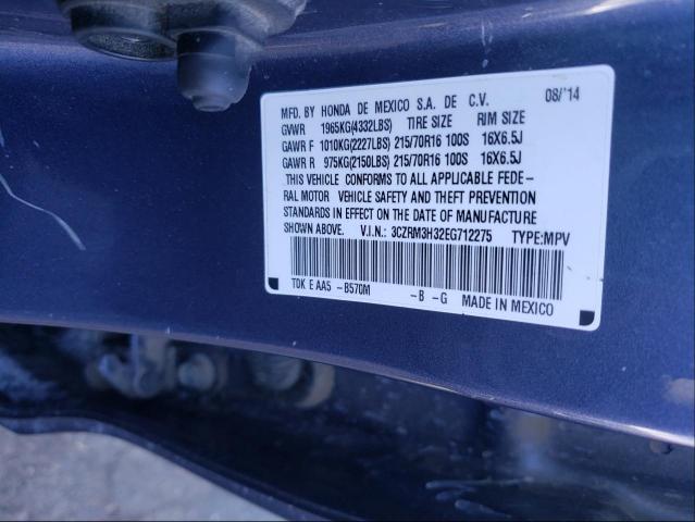 Photo 9 VIN: 3CZRM3H32EG712275 - HONDA CR-V LX 