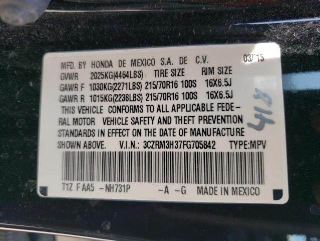 Photo 13 VIN: 3CZRM3H37FG705842 - HONDA CRV 