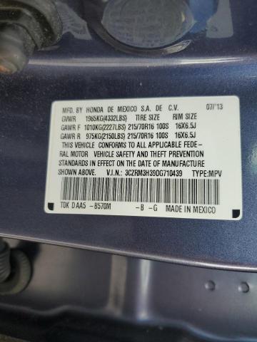 Photo 13 VIN: 3CZRM3H39DG710439 - HONDA CR-V LX 