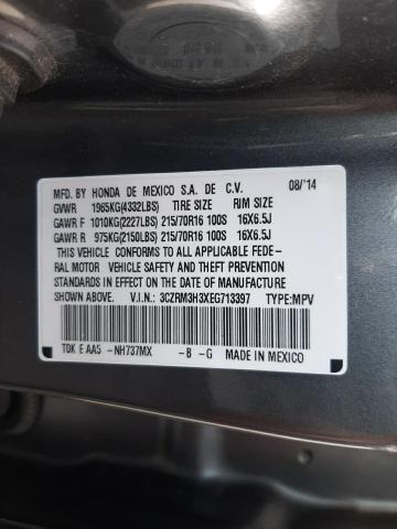 Photo 9 VIN: 3CZRM3H3XEG713397 - HONDA CR-V LX 