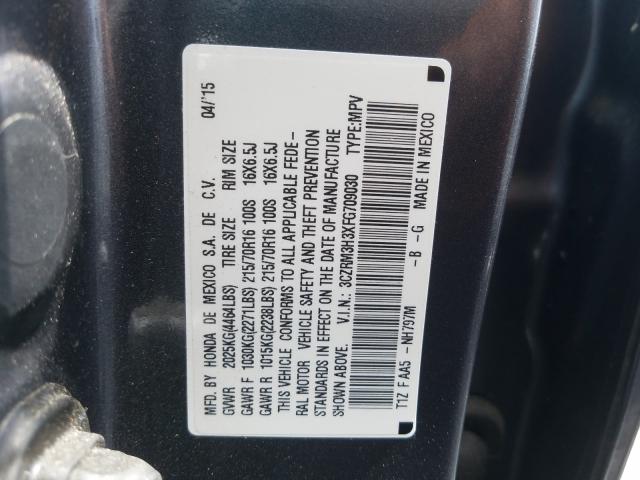 Photo 9 VIN: 3CZRM3H3XFG709030 - HONDA CR-V LX 