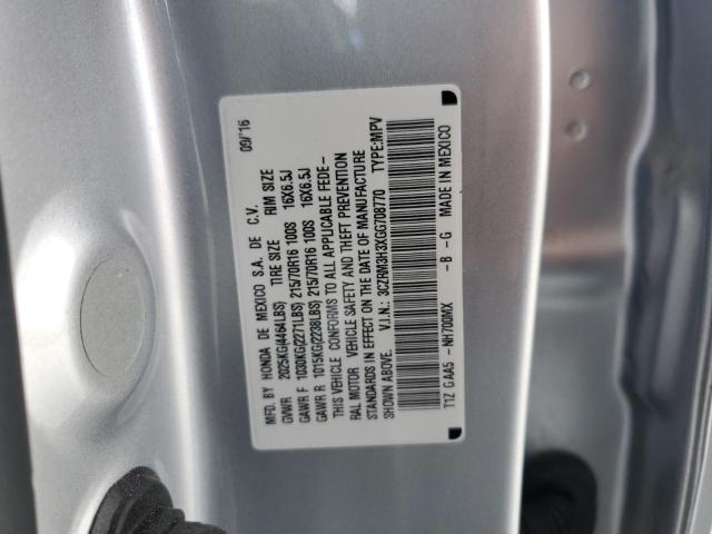 Photo 12 VIN: 3CZRM3H3XGG708770 - HONDA CRV 