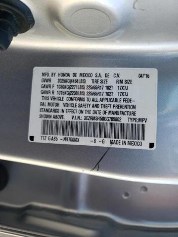 Photo 12 VIN: 3CZRM3H50GG709802 - HONDA CR-V EX 