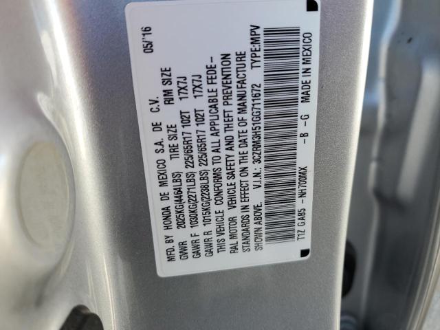 Photo 12 VIN: 3CZRM3H51GG711672 - HONDA CRV 