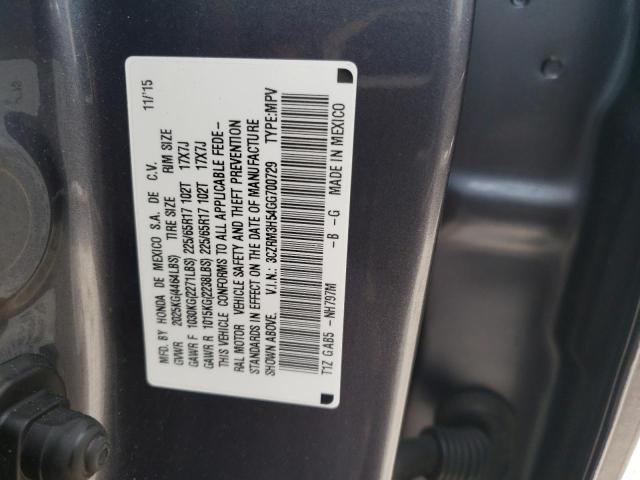 Photo 11 VIN: 3CZRM3H54GG700729 - HONDA CR-V EX 