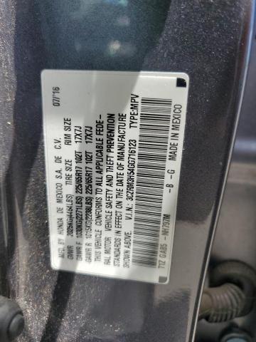 Photo 12 VIN: 3CZRM3H54GG716123 - HONDA CRV 