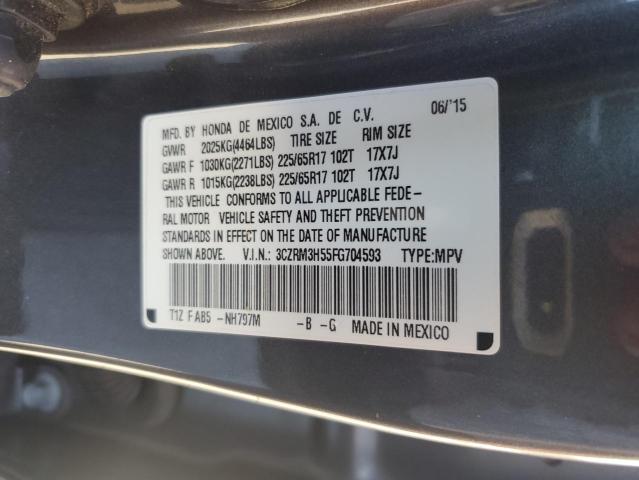 Photo 11 VIN: 3CZRM3H55FG704593 - HONDA CRV 