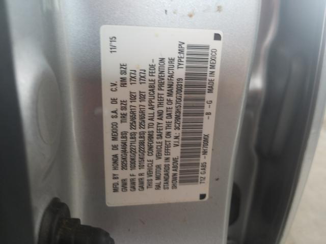 Photo 9 VIN: 3CZRM3H57GG700319 - HONDA CR-V EX 