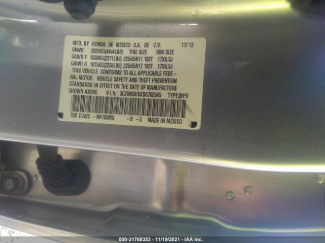 Photo 8 VIN: 3CZRM3H5XDG702545 - HONDA CR-V 