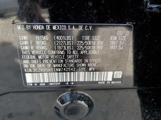 Photo 11 VIN: 3CZRU5H11NM742542 - HONDA HR-V 