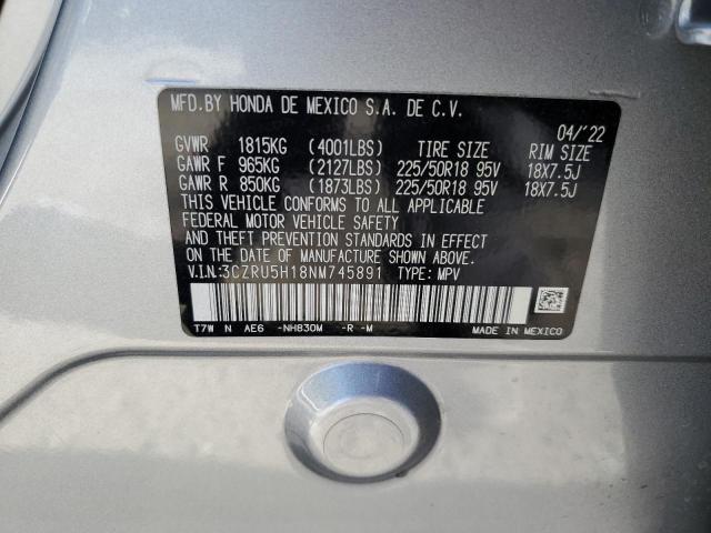 Photo 11 VIN: 3CZRU5H18NM745891 - HONDA HR-V 