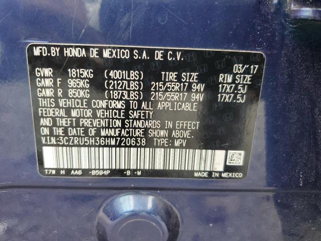 Photo 11 VIN: 3CZRU5H36HM720638 - HONDA HR-V 