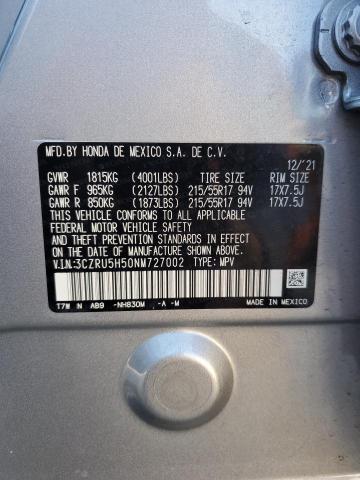 Photo 12 VIN: 3CZRU5H50NM727002 - HONDA HR-V 