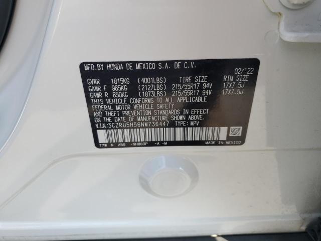 Photo 12 VIN: 3CZRU5H56NM736447 - HONDA HR-V EX 