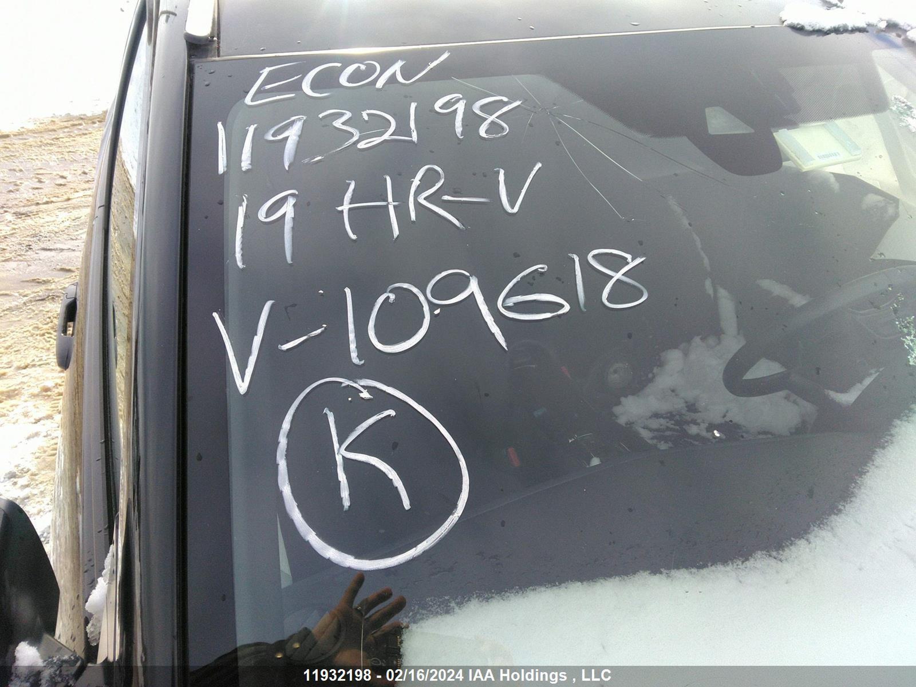 Photo 12 VIN: 3CZRU6H27KM109618 - HONDA HR-V 