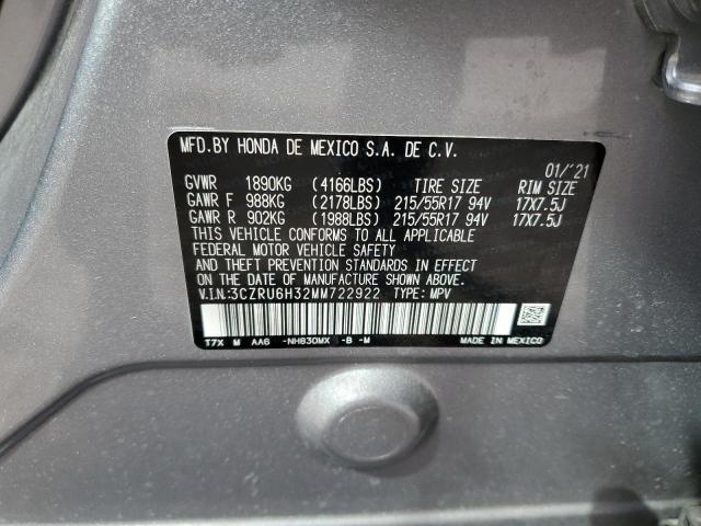 Photo 13 VIN: 3CZRU6H32MM722922 - HONDA HR-V LX 