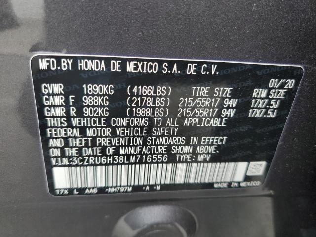 Photo 9 VIN: 3CZRU6H38LM716556 - HONDA HR-V LX 