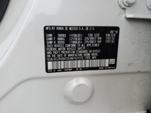 Photo 12 VIN: 3CZRU6H3XHM702472 - HONDA HR-V LX 