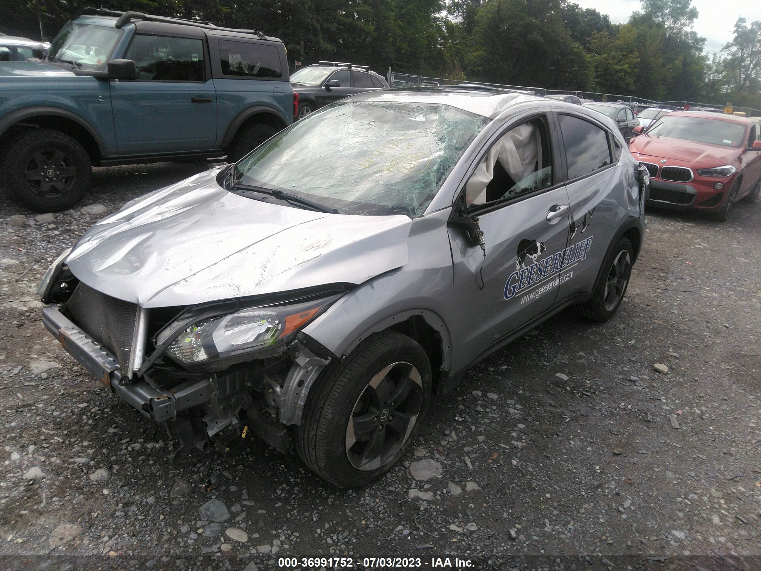 Photo 1 VIN: 3CZRU6H58JG707434 - HONDA HR-V 