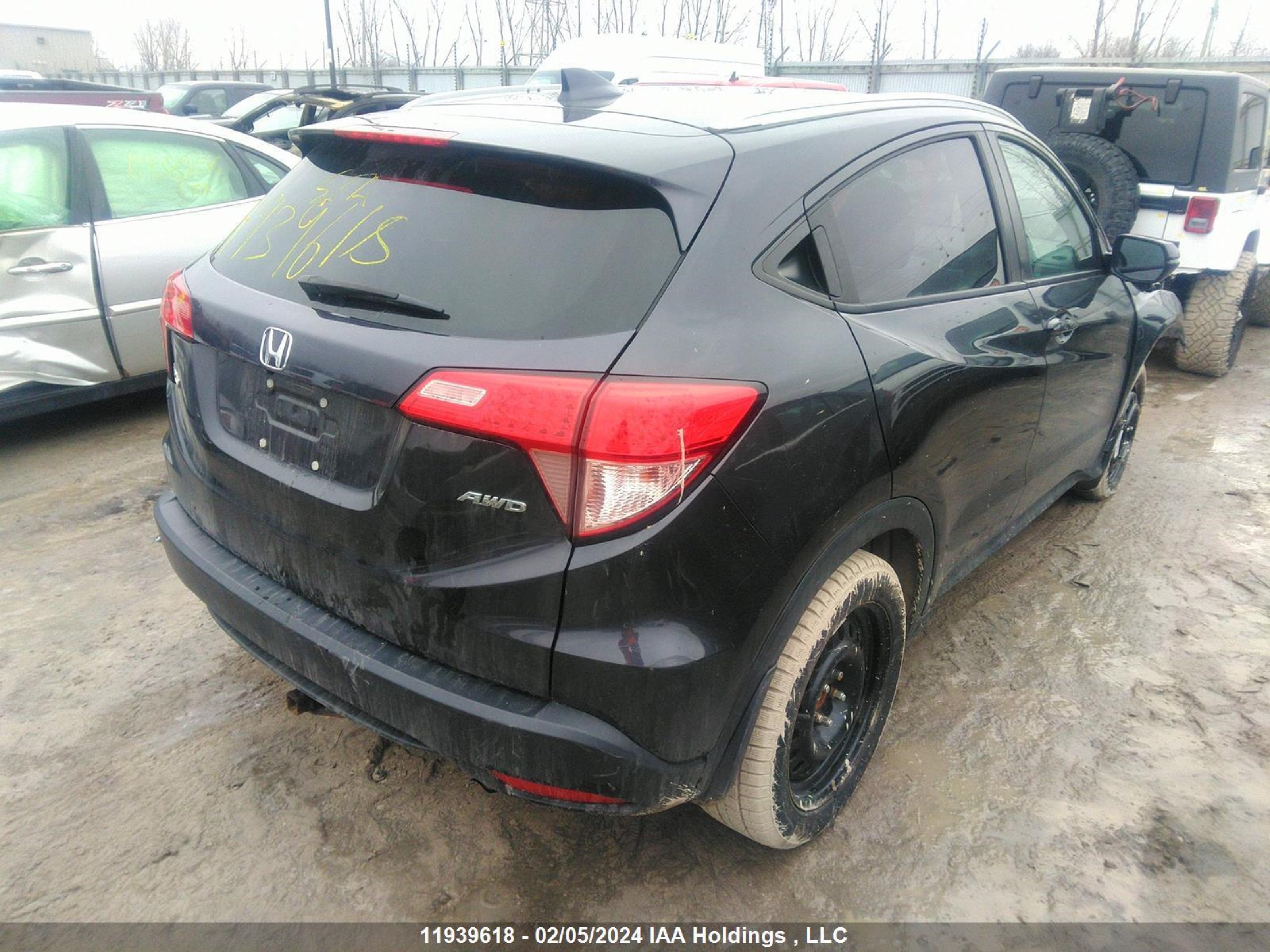 Photo 3 VIN: 3CZRU6H76GM106633 - HONDA HR-V 