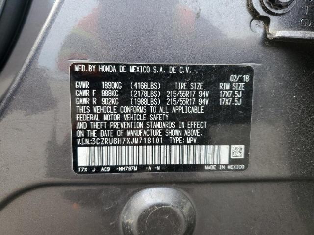 Photo 12 VIN: 3CZRU6H7XJM718101 - HONDA HR-V EXL 