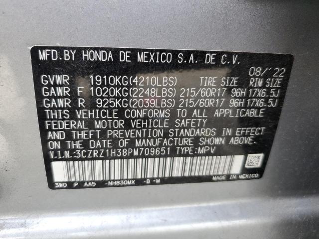 Photo 11 VIN: 3CZRZ1H38PM709651 - HONDA HR-V 