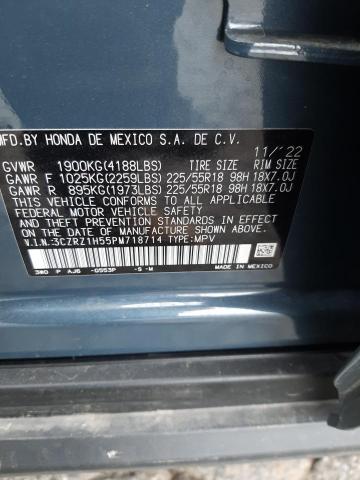 Photo 11 VIN: 3CZRZ1H55PM718714 - HONDA HR-V SPORT 