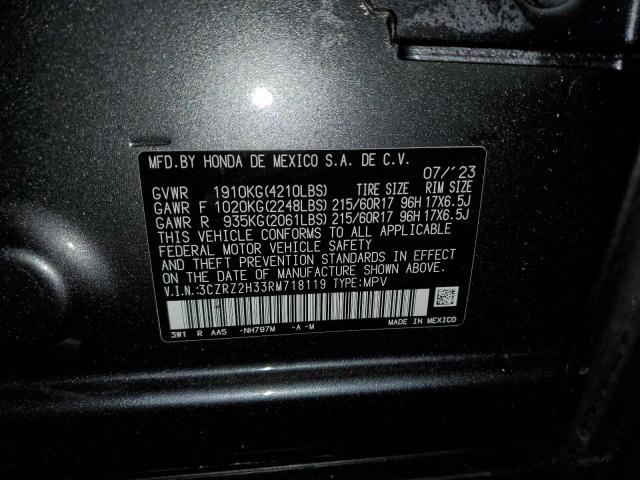 Photo 13 VIN: 3CZRZ2H33RM718119 - HONDA HR-V 